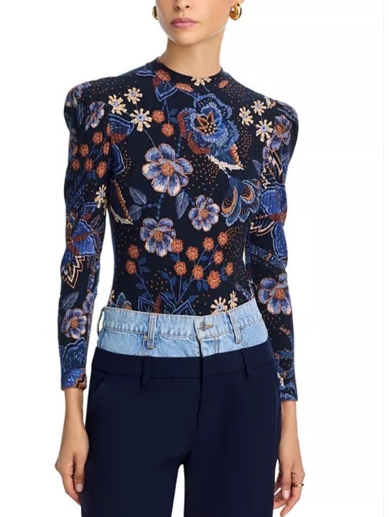 Farm Rio Tops - Farm Rio Snakes Bouquet Bodysuit Sz S